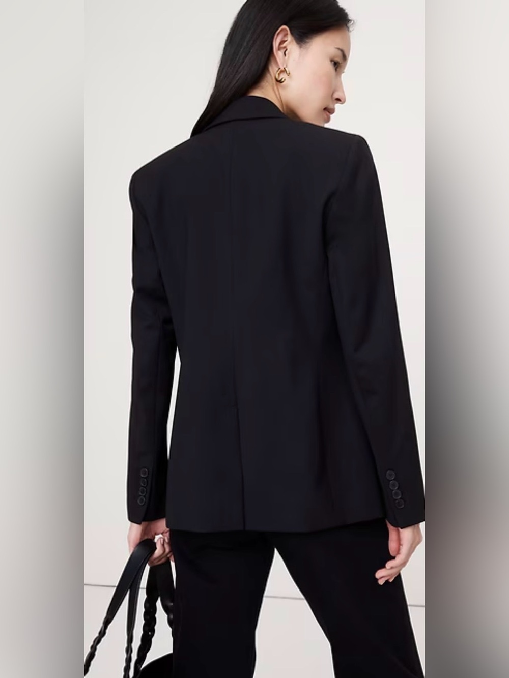 Banana Republic Long and Lean Tailored Lightweight Wool Blazer - Picture 9 of 10
